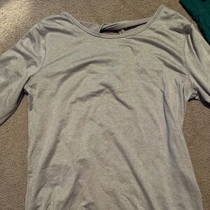 Grey athletic longleeve